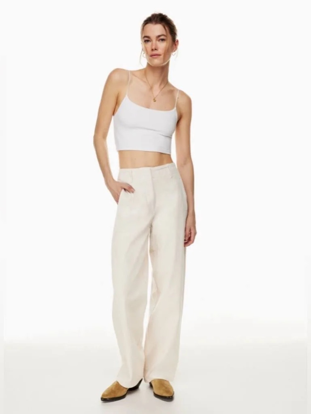 Aritzia Wilfred Ascendant Pant in GD Birch